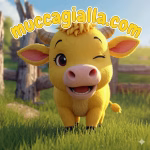 mucca gialla